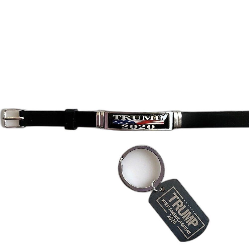 Trump Wristband And Keychain Collectable 2020